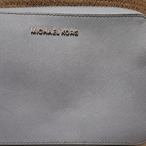 Michael Kors Light Blue Leather Bag